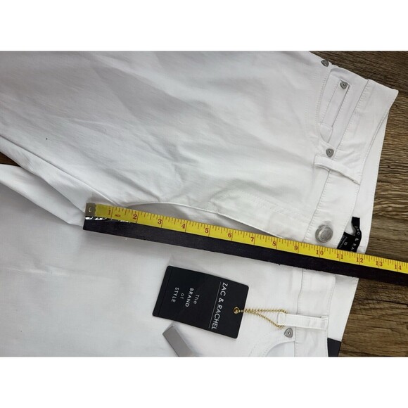 NEW ZAC & RACHAEL Women's Jeans White Size 10 - Picture 8 of 15